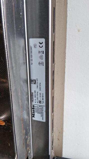Miele Oven (alleen de deur) gezocht !