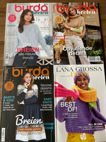 7 x Burda Breien, 1 x Lana Grossa