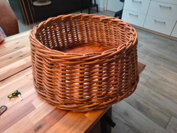 Rieten rand voor kerstboom