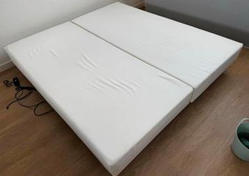 Boxspring met elektrische motorunit (matrassen optioneel)