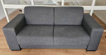 GRATIS: 2x 2,5 zits 200x80 cm grijs/ antraciet