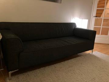 Comfortabele 3-zits bank - Donkergrijs