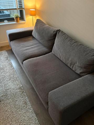 Grijze 3,5-zits bank - 250x100 cm - Ophalen Oud-Beijerland