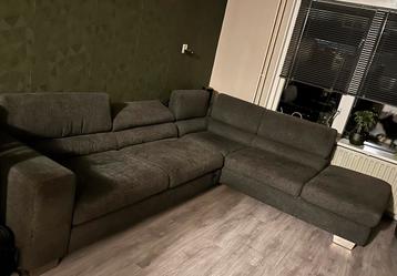 Gratis: Grijze hoekbank met lounge