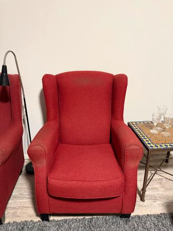 Bordeaux rode stoelen set