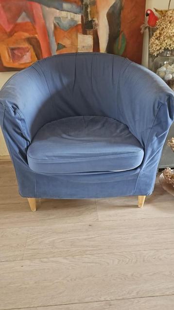 Blauwe stoel / fauteuil gratis af te halen