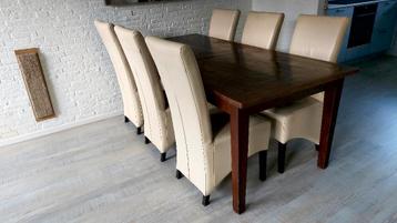 eetkamerstoelen (leer)
