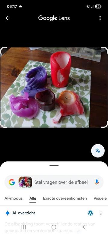 Gezocht: Kaarsen, kaarsresten en kaarsvet