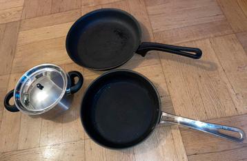 Tefalpan koekenpan kookpan gratis baklaag gekrast