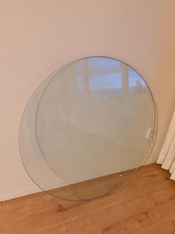 Ronde glazen (tafel)plaat