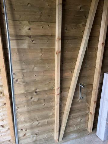 Gratis: Glazen douchedeur 190x90 cm spijk GN