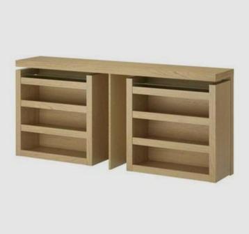 ikea bed achterwand met nachtkastjes