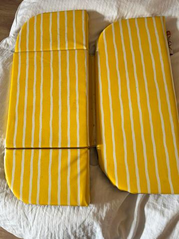 Kussen voor bakfiets babboe geel