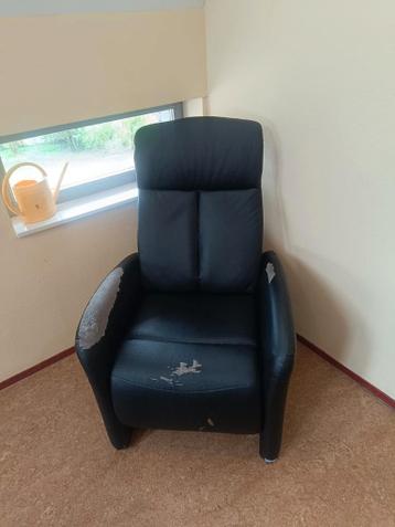 Zwarte relaxfauteuil gratis afhalen
