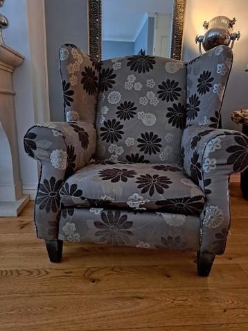 Fauteuil met bloemenprint
