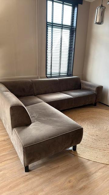 Hoekbank bruin