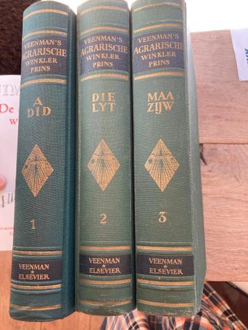Veenman's Agrarische Winkler Prins - Deel 1, 2, 3