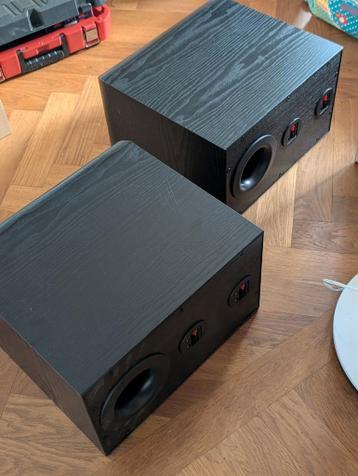 2 passieve subwoofers 6,5