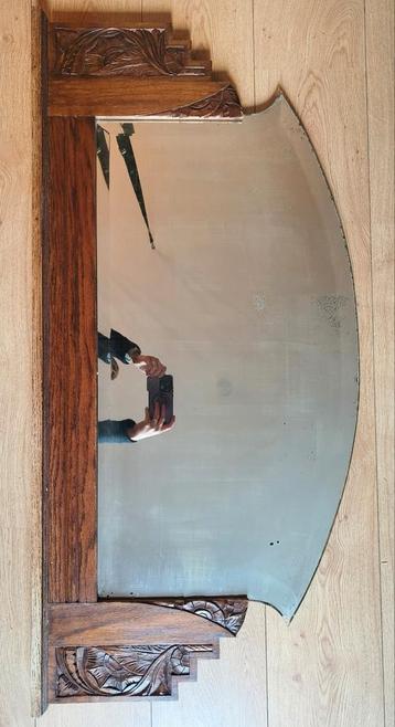 Mooie antieke spiegel - kaptafel make up tafel badkamer