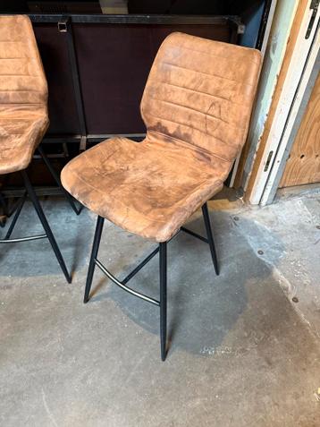 Set van 12 barkrukken met rugleuning