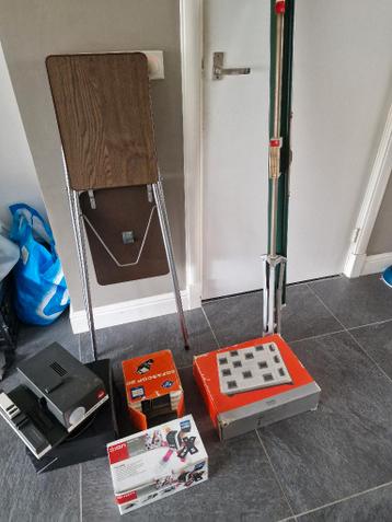 Gratis Diaprojector, tafel, scherm, Ion 35mm scanner