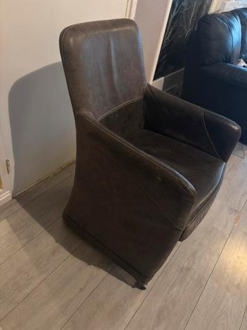 Lederen stoelen