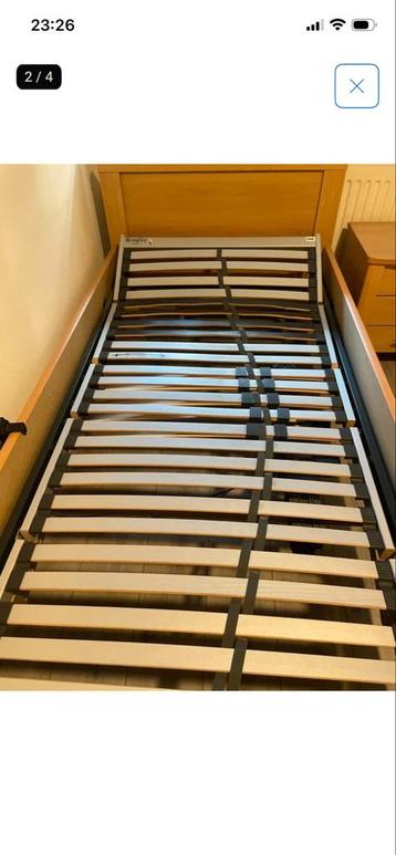 Eenpersoonsbed met  electrische lattenbodem