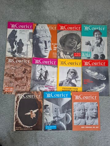 UNESCO Courier complete jaargang 1963 Engelstalig