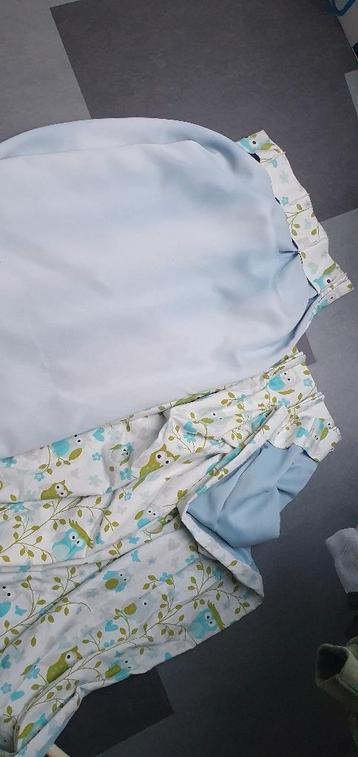 kinder gordijn - uiltjes