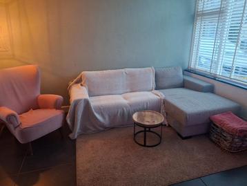 3-persoons bank met chaise longue