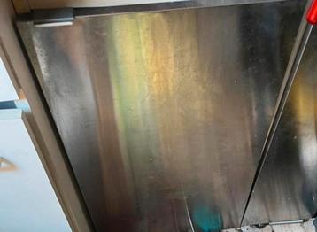 Rvs deur kastjes 2 stuks 40x80cm