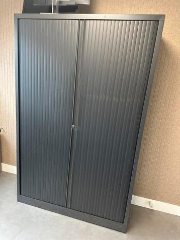 Roldeurkast, hoog antracietgrijs. Gratis afhalen.