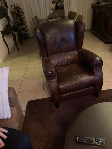 Gratis afhalen klassieke stoel leder