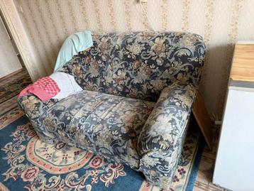 Bloemenprint tweezitsbank