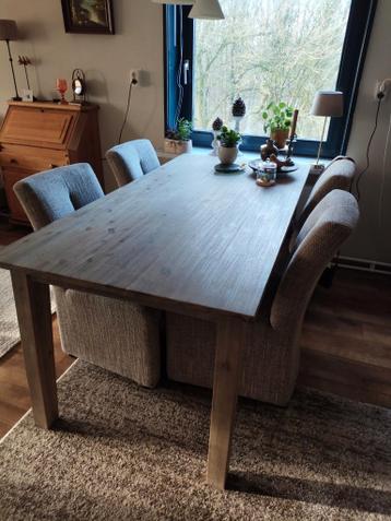 Eetkamertafel Acacia hout 180 x 90 GRATIS