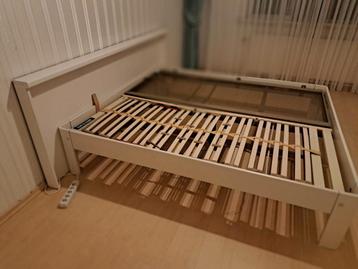 Auping Tweepersoonsbed Wit met Achterwand