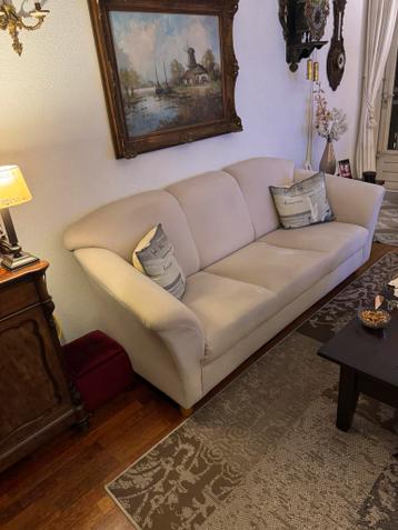 Bankstel 3 zits stof beige