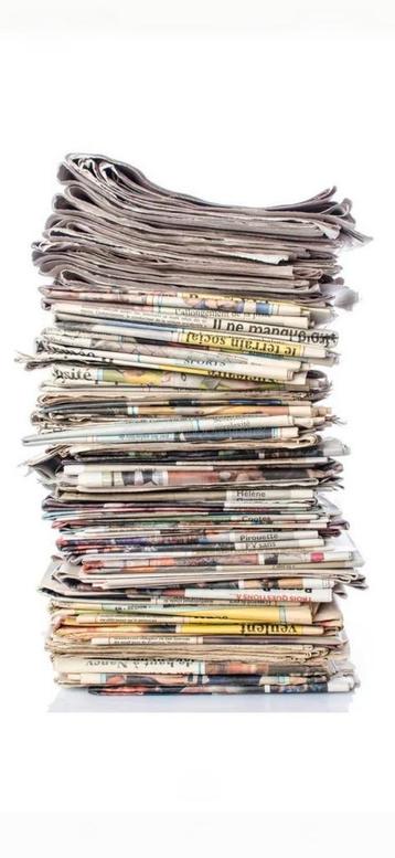 Gratis gezocht / bij u opgehaald : Oude kranten  !!