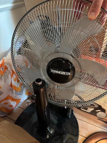 TERMOZETA Statiefventilator - Zwart