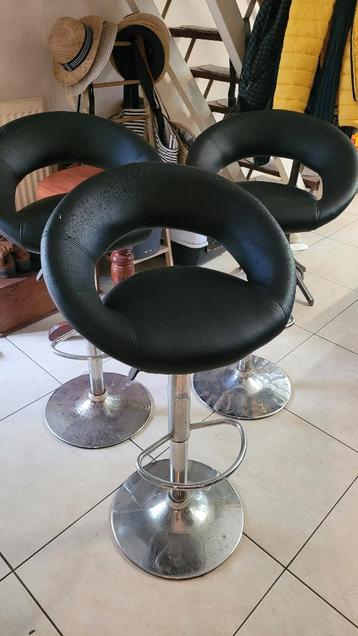 Gebruikte barkrukken - 3 stuks