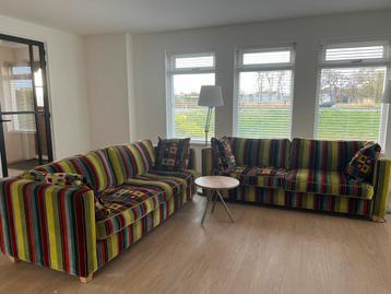 Twee vrolijke 2,5-zits banken, Dutch Design