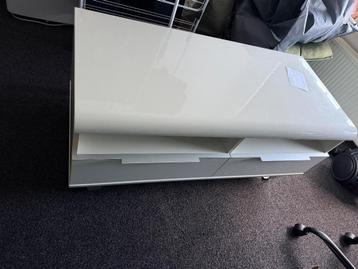 Wit glans TV meubel 120x55x54
