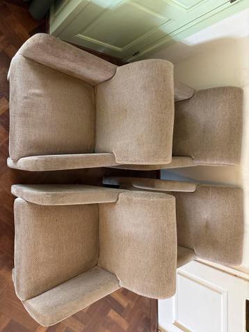 Bruin grijze eettafelstoelen