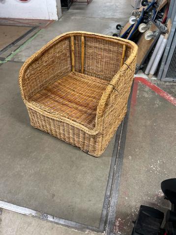 Rieten 'loveseat'