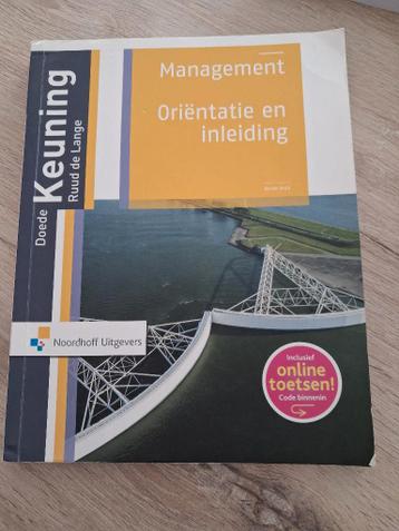 Studieboek  Managment Oriëntatie en inleiding