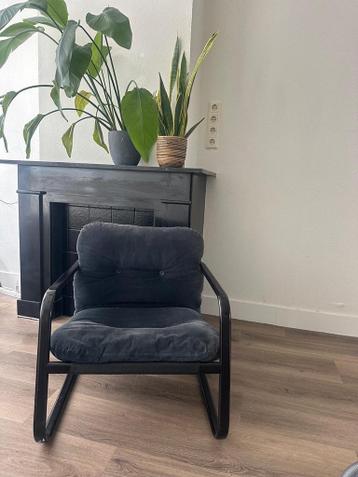 Comfortabele blauwe stoel - Ophalen zaterdag