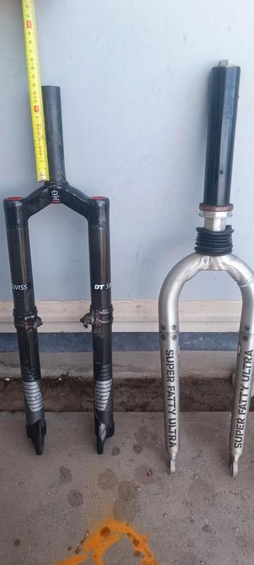 Carbon voorvork DT Swiss 29er Disc & Cannondale Super Fatty
