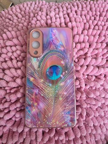 Telefoonhoesje S25 Edge met pauwenveer design