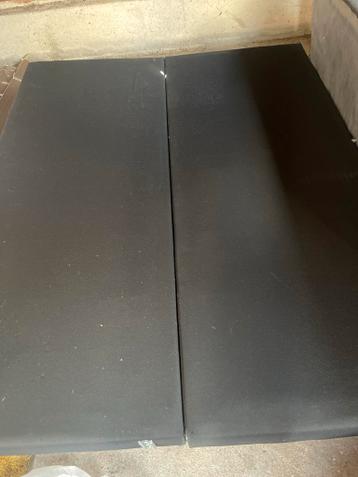 Twee zwarte bedbodems, 90x200 cm MOET NU WEG!!