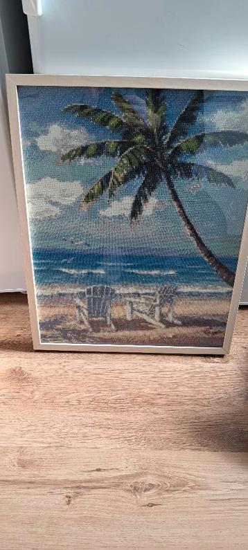 Schilderij diamant painting.